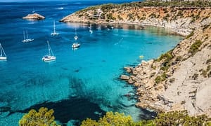 Boats of the Balearic coast