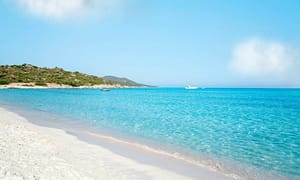 An incredible beach in Corsica