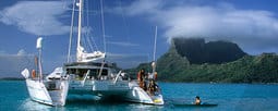 private catamaran charter in tahiti